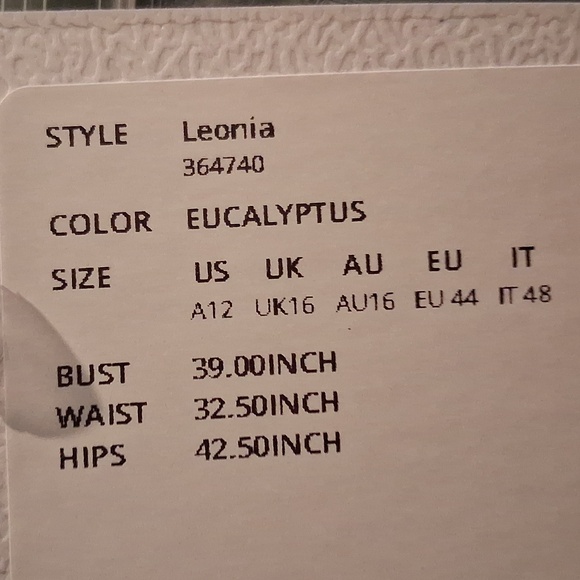 Azazie maxi satin dress sz l - Picture 9 of 12